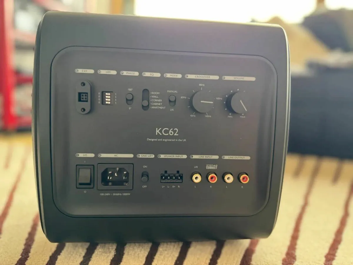 KEF KC62 “Uni-Core” Subwoofer (Carbon Black) - Image 4