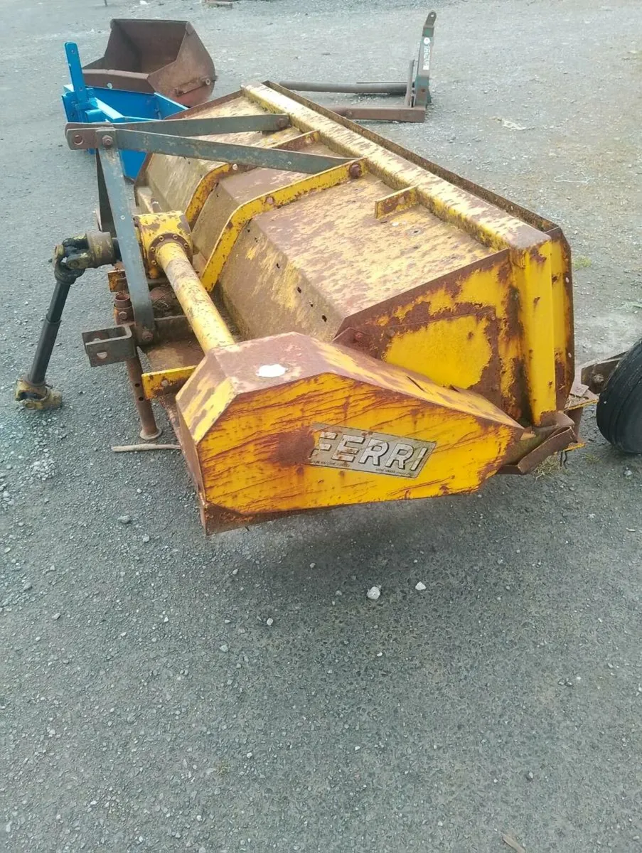 Flail Topper Ferri 84" on wheels - Image 1