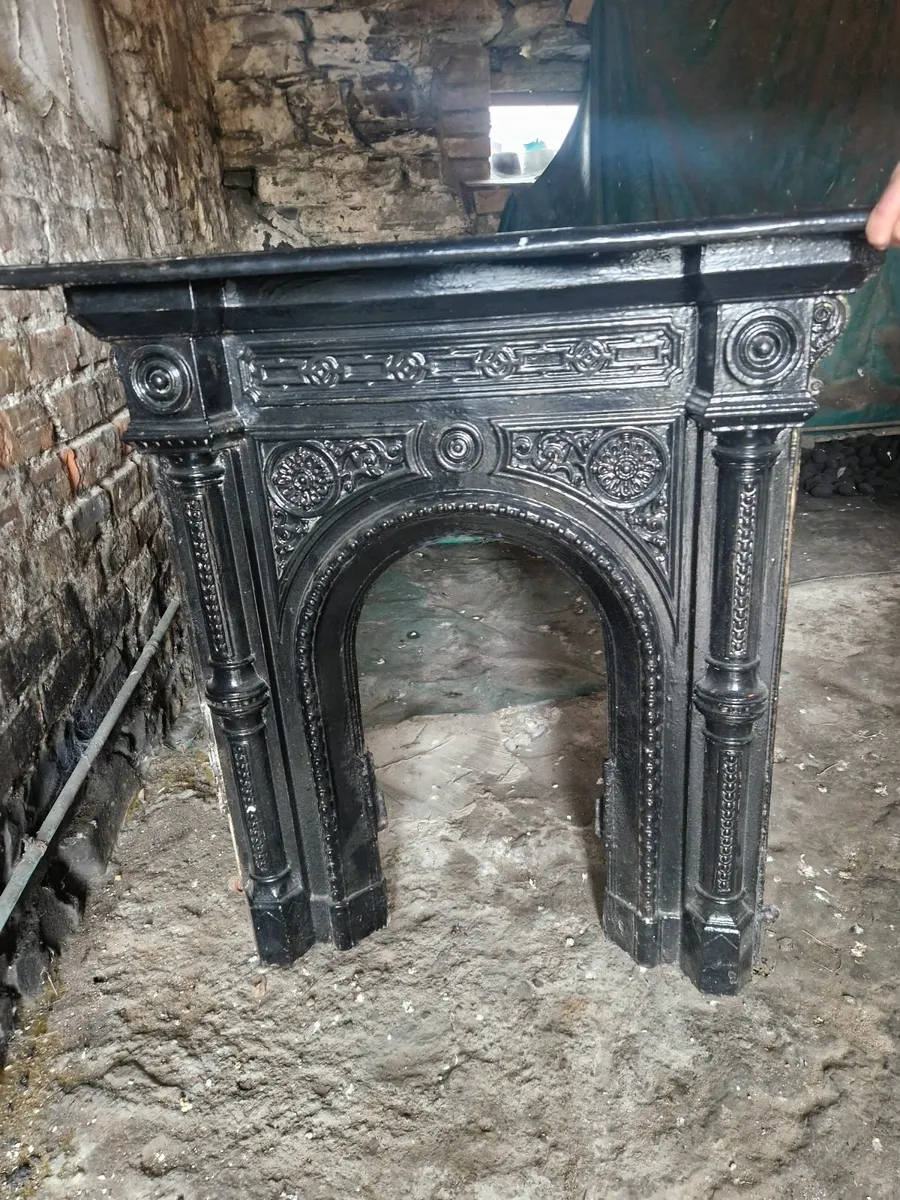 Vintage Cast Iron Fireplace - Image 1