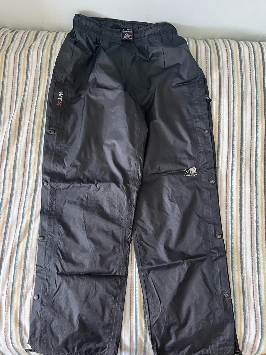 Karrimor Black waterproof trousers size 12