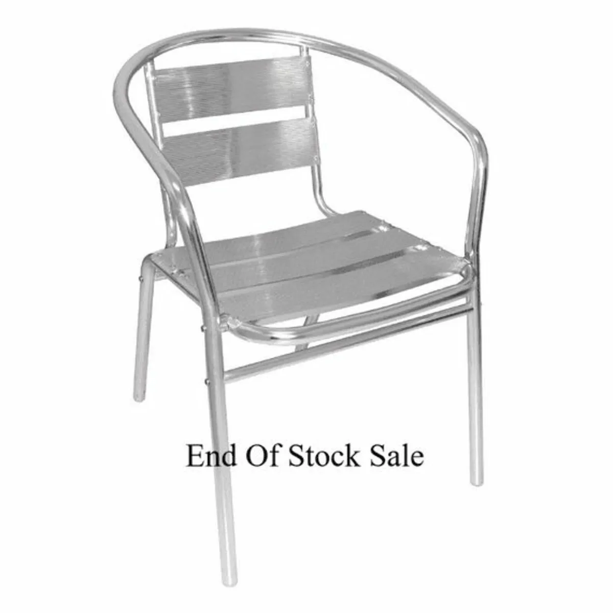 End Of Stock Sale - Aluminium Stacking Chair