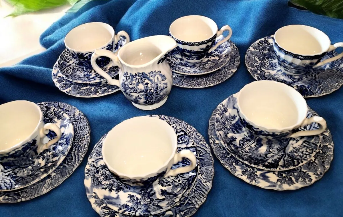 Blue Willow set - Image 1