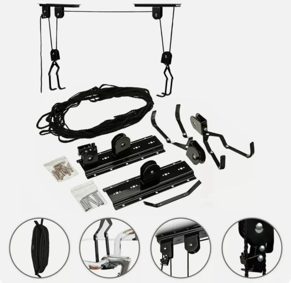 20KG Bicycle Bike Ceiling Hanger Storage NEW - Image 4