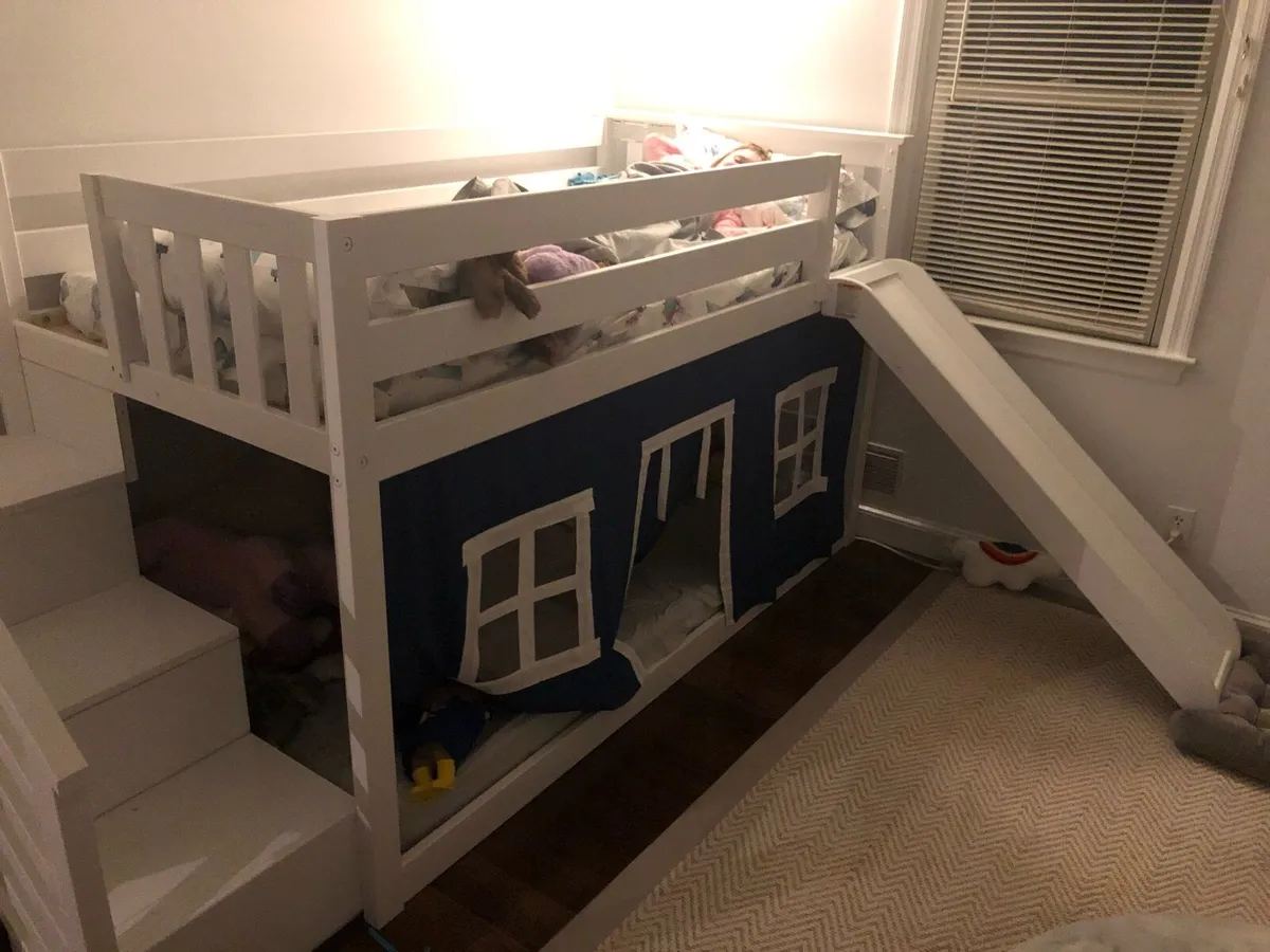 Bunk bed with slide - Image 2