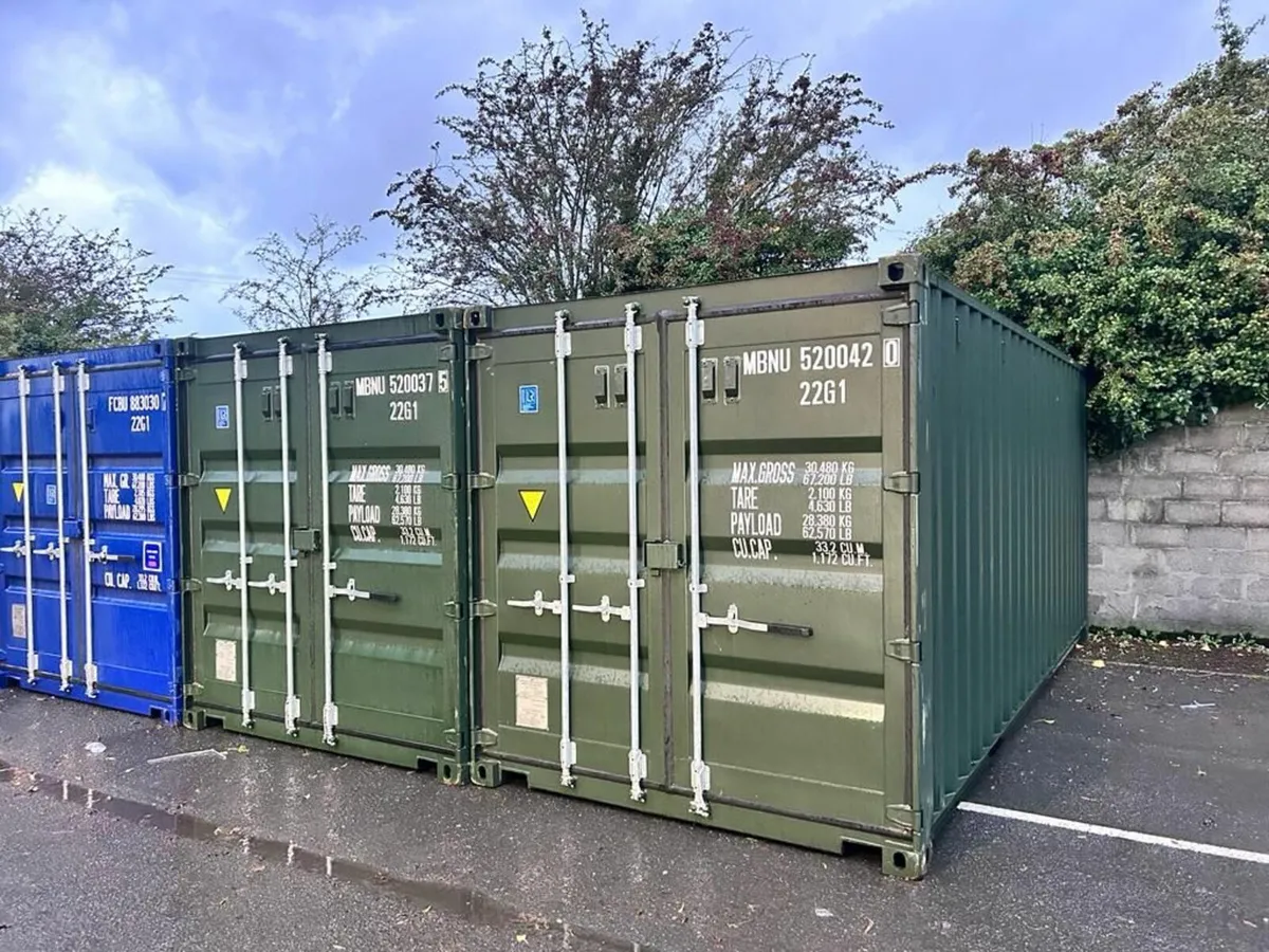 New 20FT Shipping Containers - GREEN - Image 2