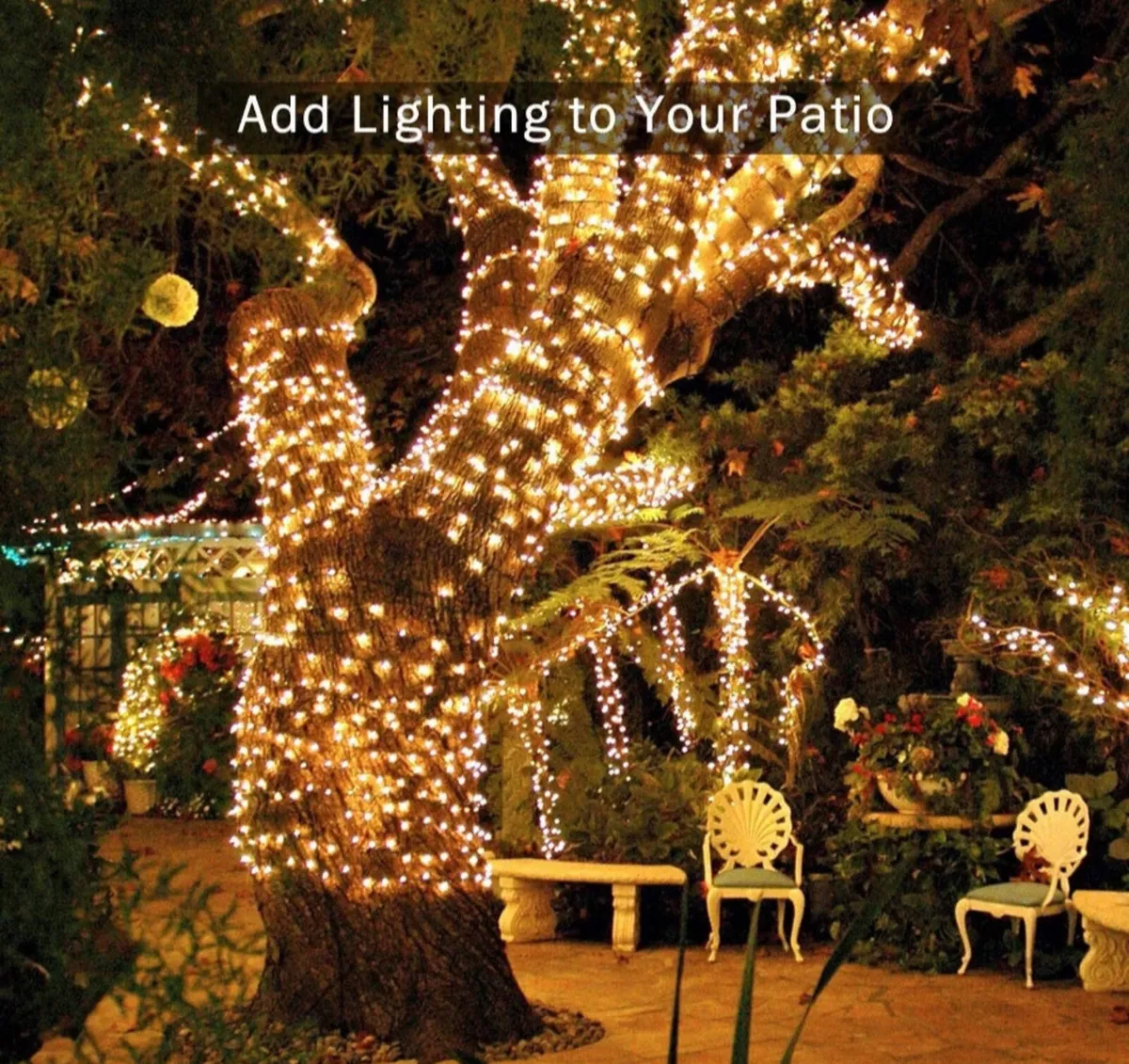 22 Metre 200 Solar Powered Garden String Lights - Image 1