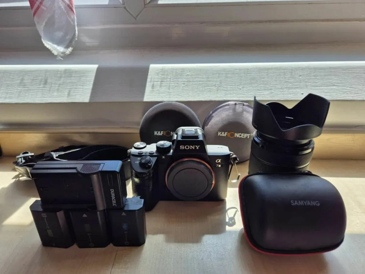 Sony Alpha A7 III 24.2 MP Mirrorless Camera Bundle - Image 1