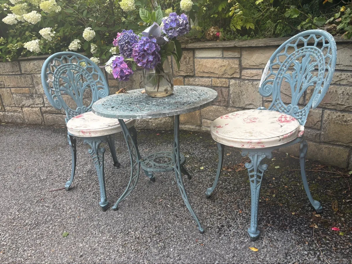 Garden table and chairs