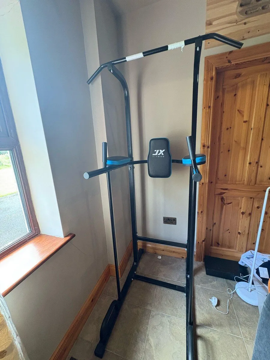 JX Fitness Power Tower Pull-Up Bar - Image 1