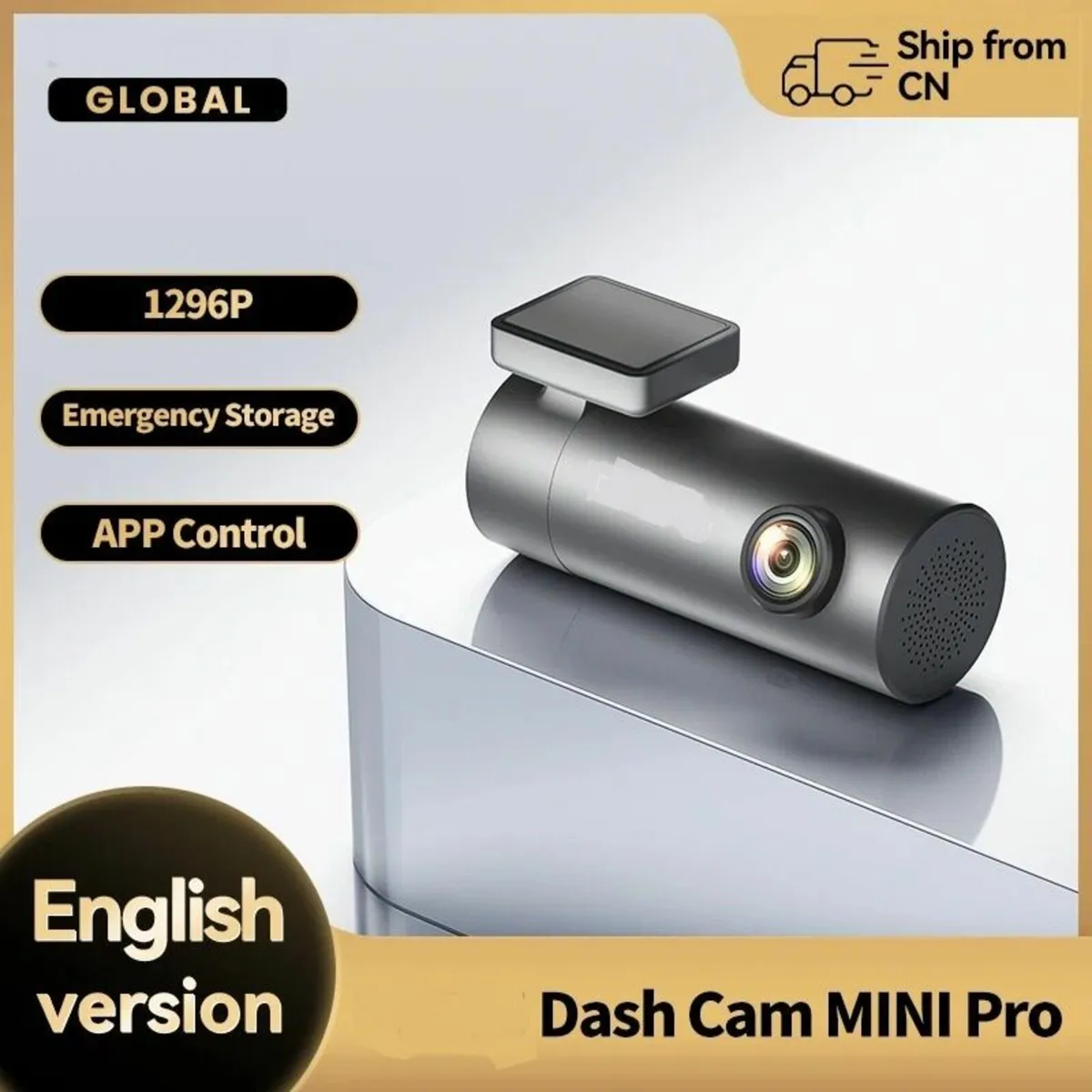 Dash Cam Mini Pro 1296P HD WiFi Car Recorder - Image 2