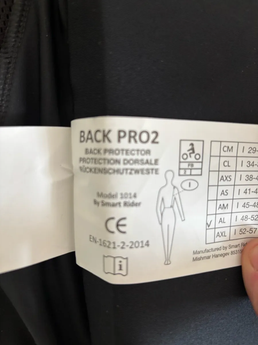 Motorcycle or Sport back protector - Image 4