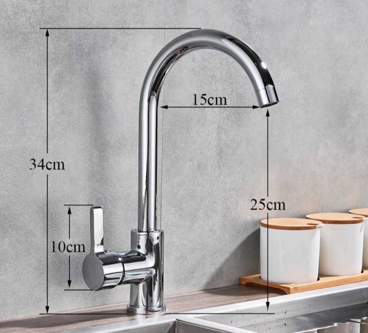 Kitchen Sink Mixer Mono Tap Faucet - Image 1