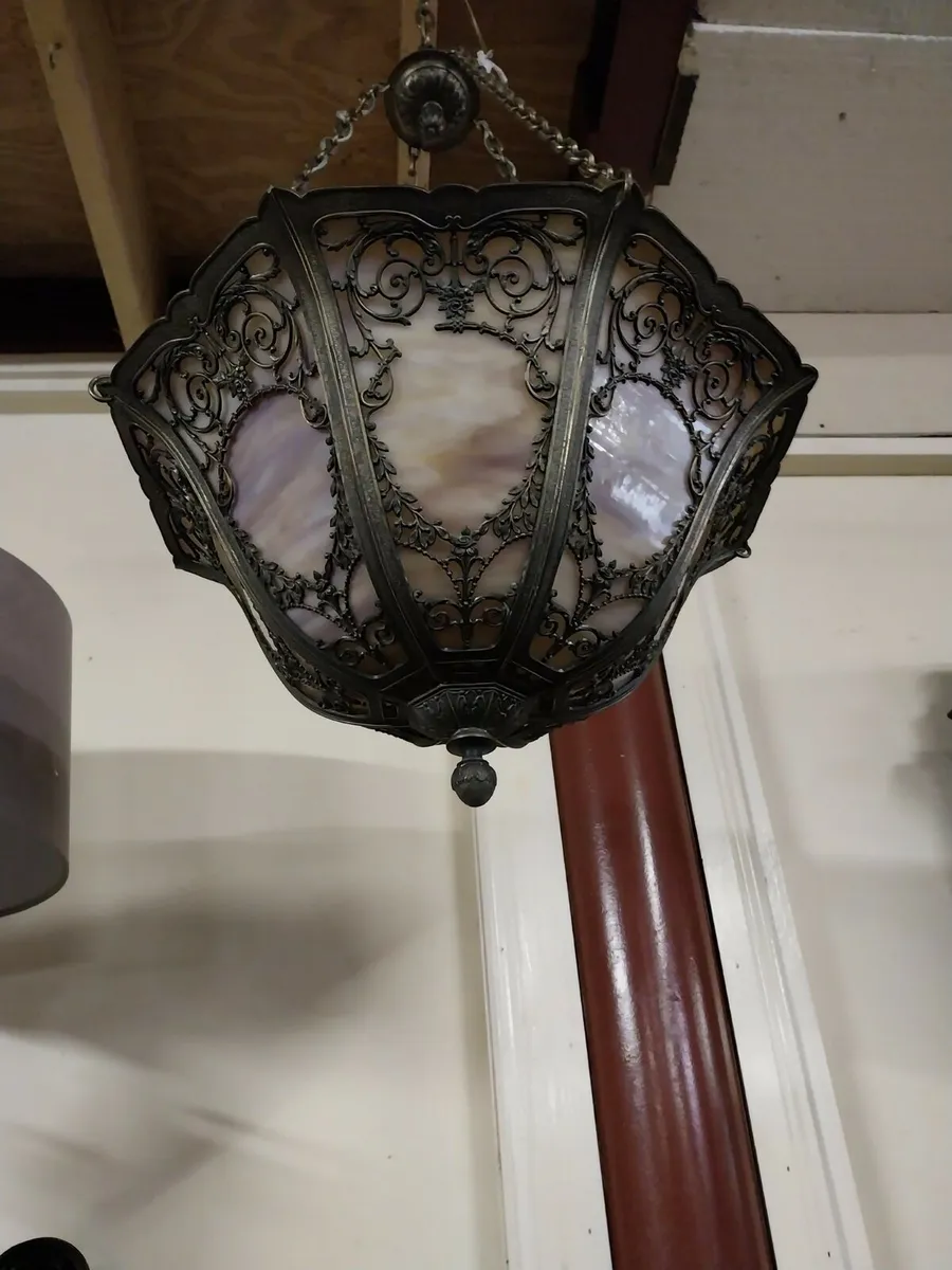 Antique lqmpshade - Image 3