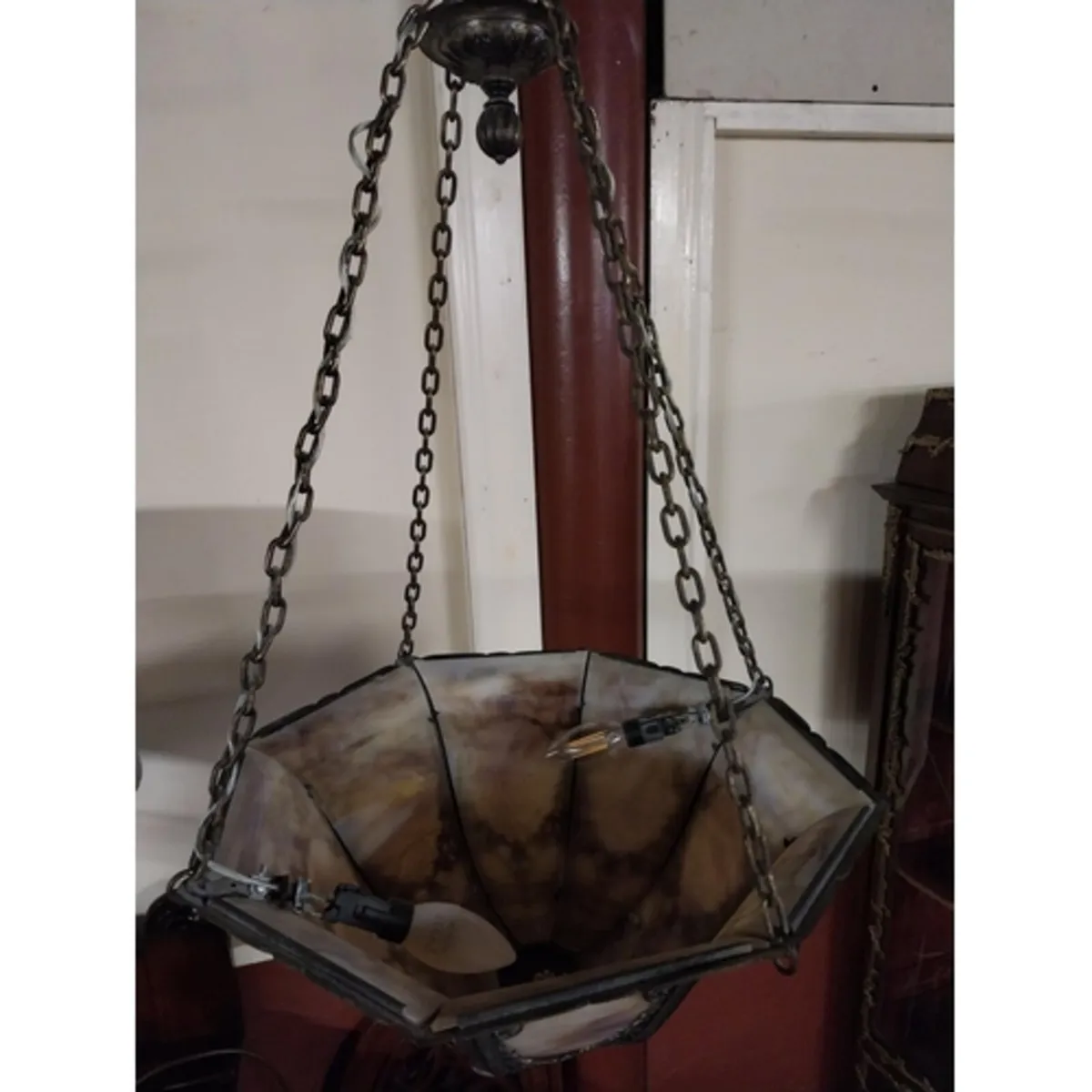 Antique lqmpshade - Image 4