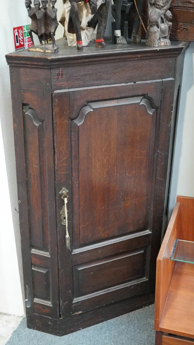 Antique Corner Cabinet - Image 2