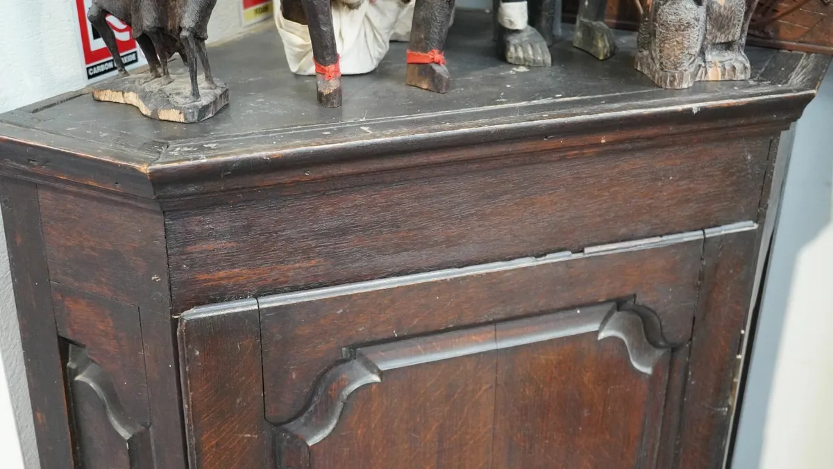 Antique Corner Cabinet - Image 3