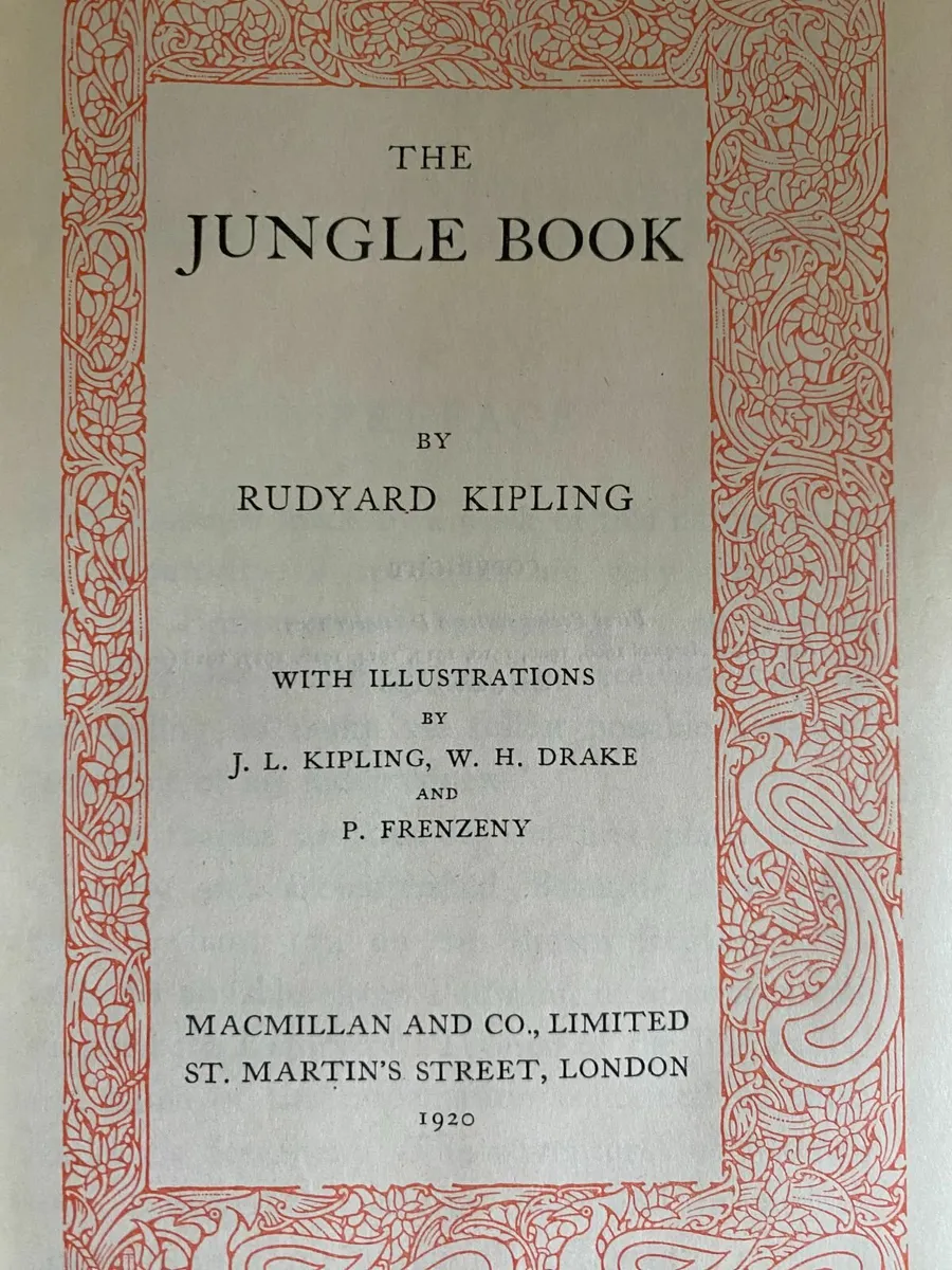 Antique 1920 The works of Rudyard Kipling, 17 vol. - Image 4