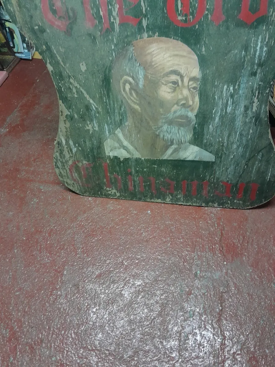 The old China man  wooden  singh - Image 3
