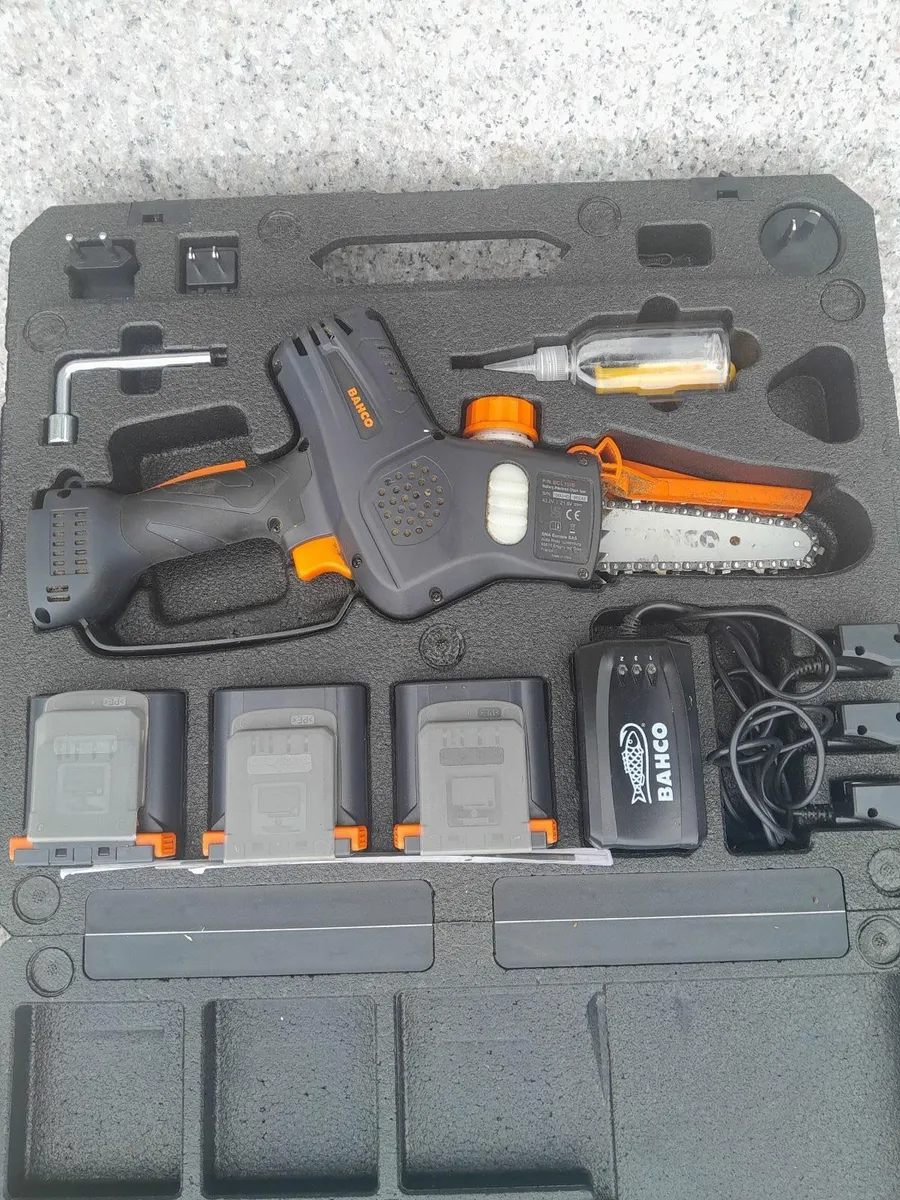 Battery chainsaw bahco - Image 3