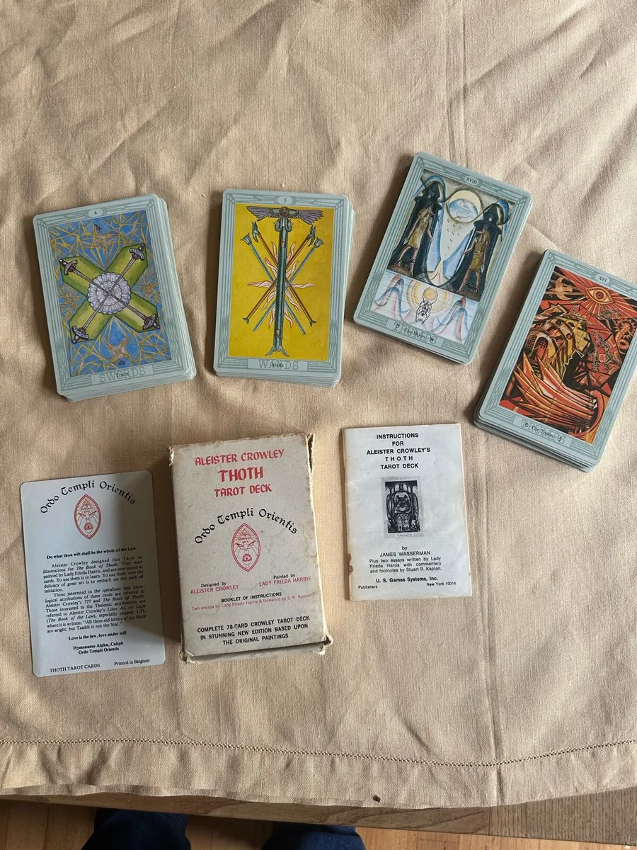 Aleister  Crowley Toth tarot cards - Image 4