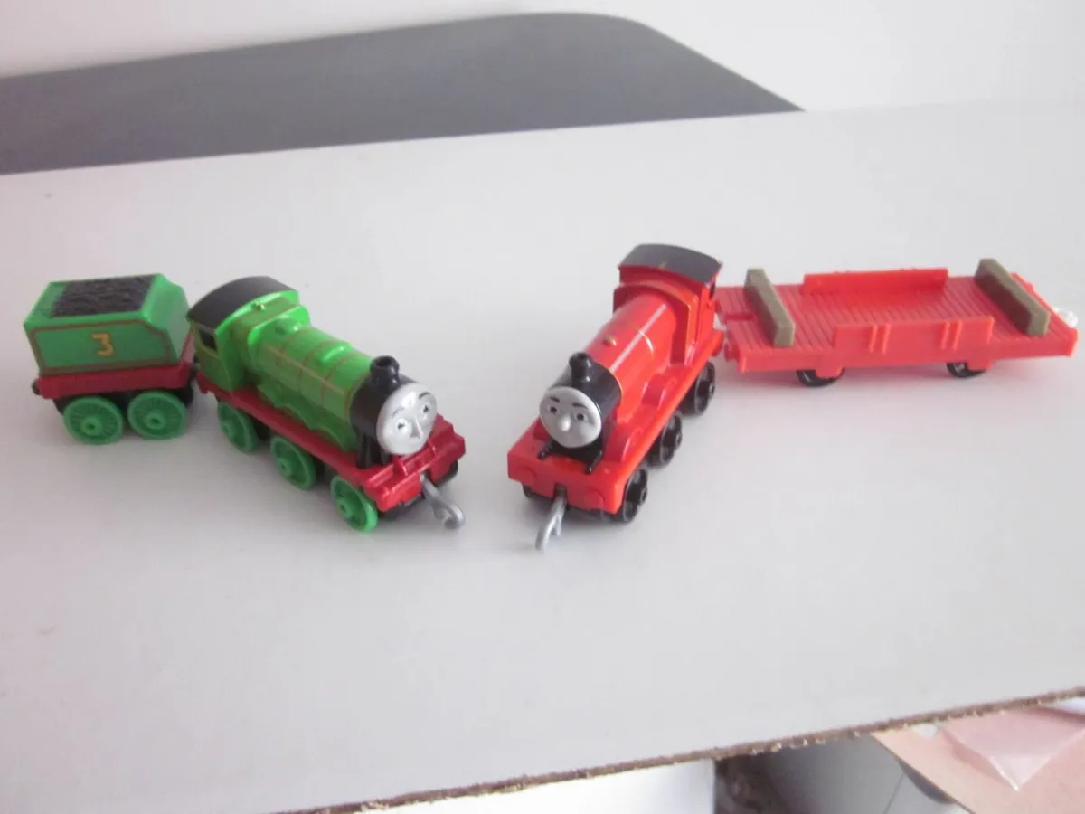 Two Thomas&Friends Push Along  Metal Trains - Image 1
