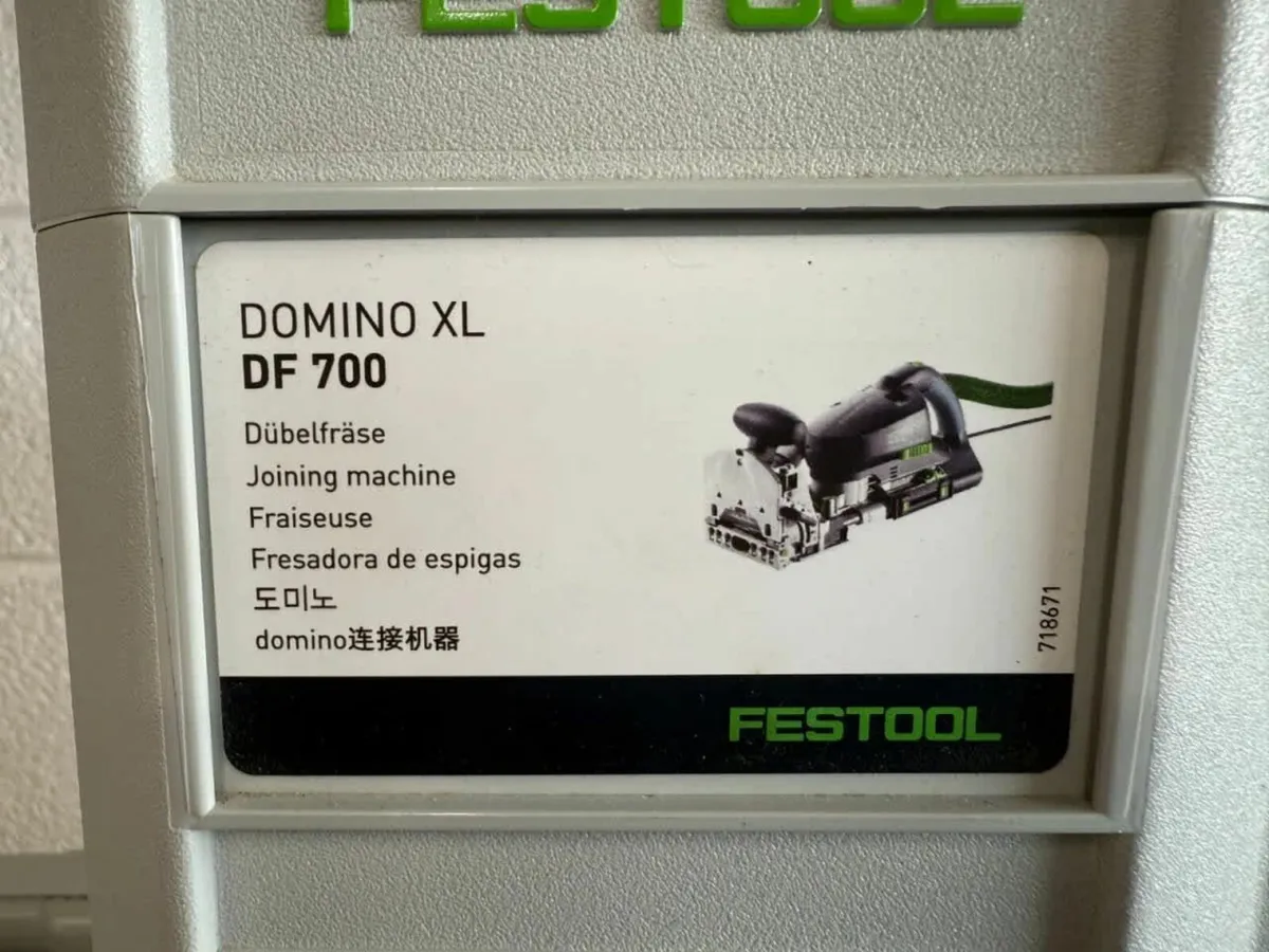 Festool DF 700 EQ-Plus 240V Domino Joiner - Image 1