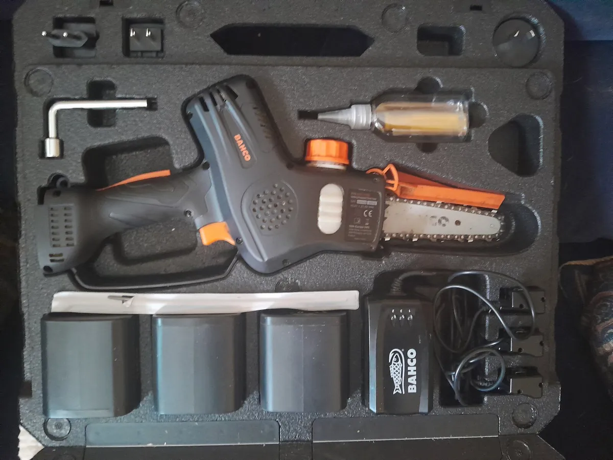 Battery chainsaw bahco - Image 1