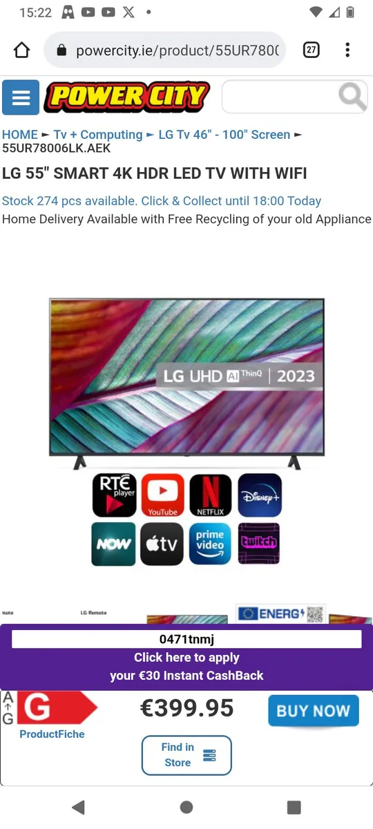 LG tv
