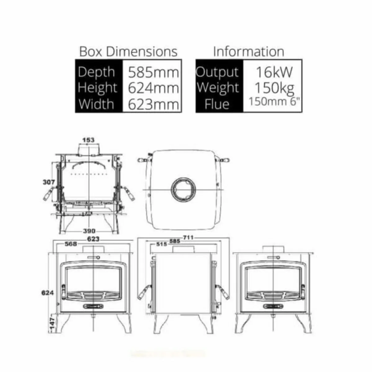 Double Sided Stove - Image 2