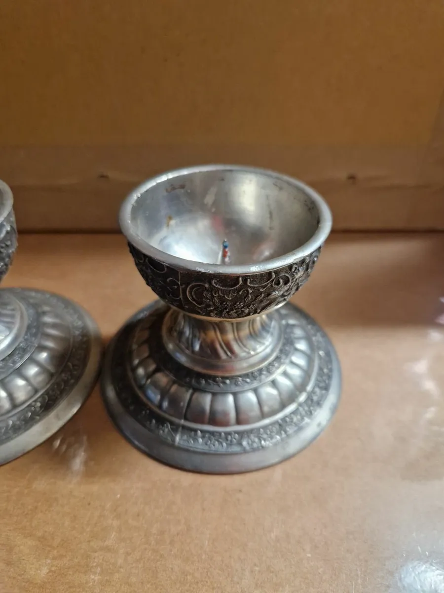 Mullingar Pewter Candle Holders - Image 4