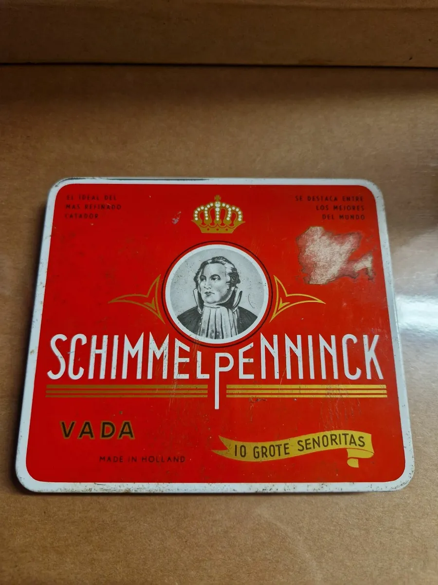 Vintage Vada Cigar Cigarette Tin - Image 2