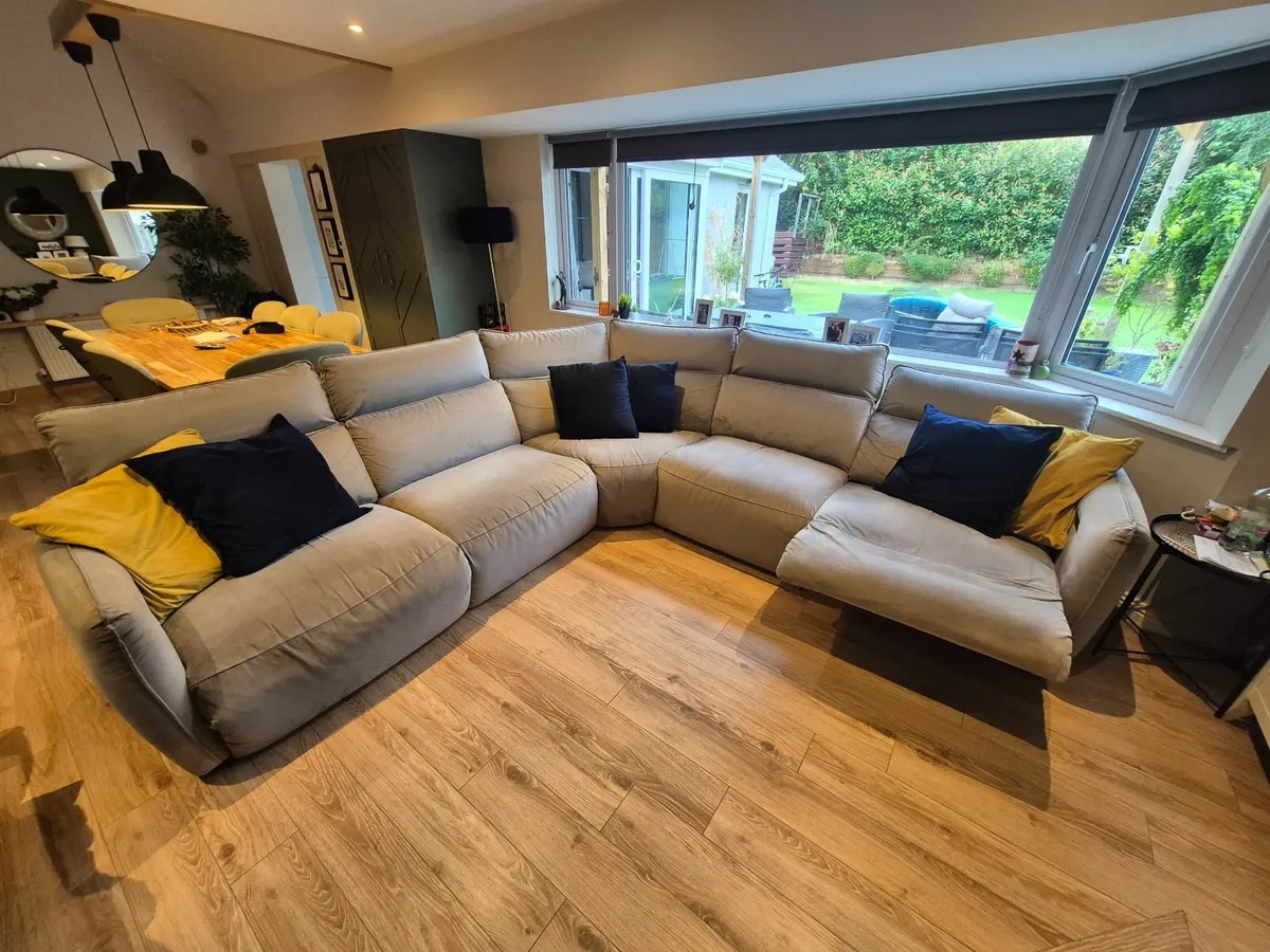 Large reclining sofa - Image 1