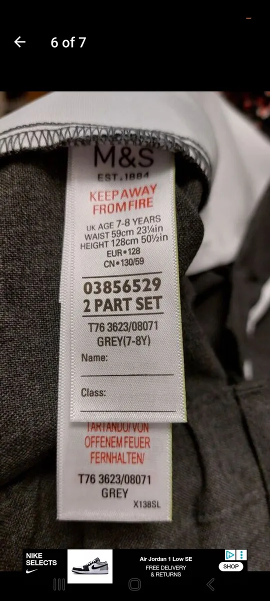 New School greay trausers M&S - Image 4
