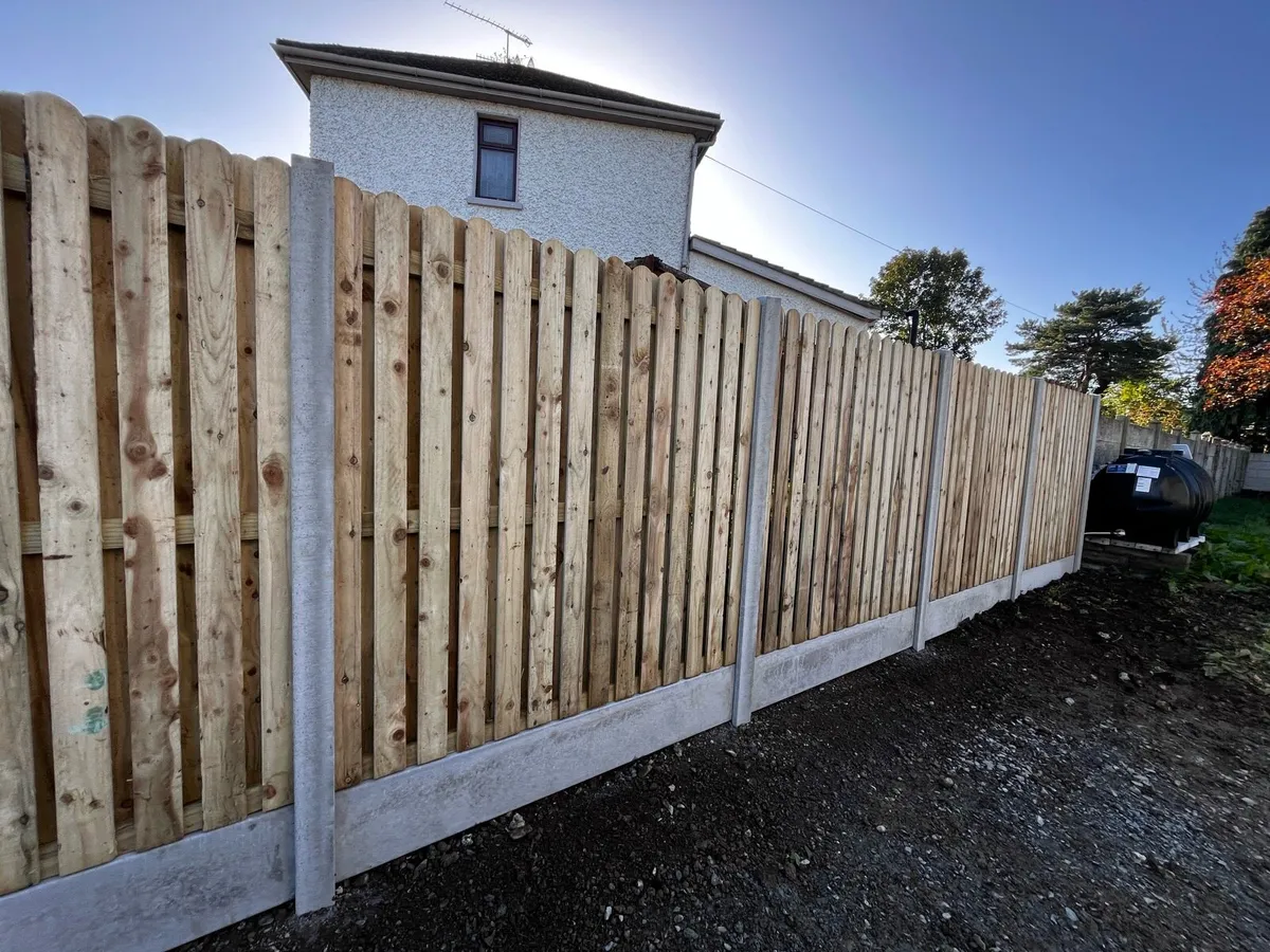Concrete H posts and panels - Image 2