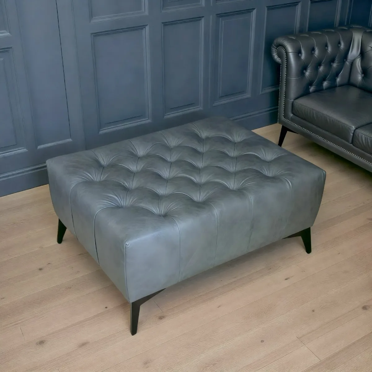 Chesterfield Coffe Table  Eco Leather - Image 4