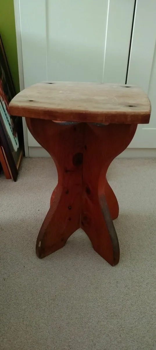 Wooden stool