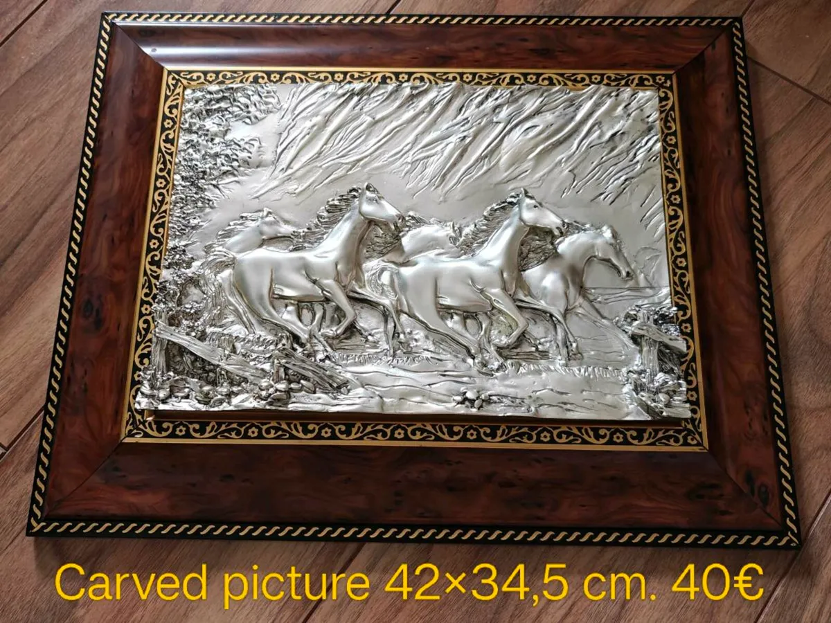 Carved picture, wall decoration