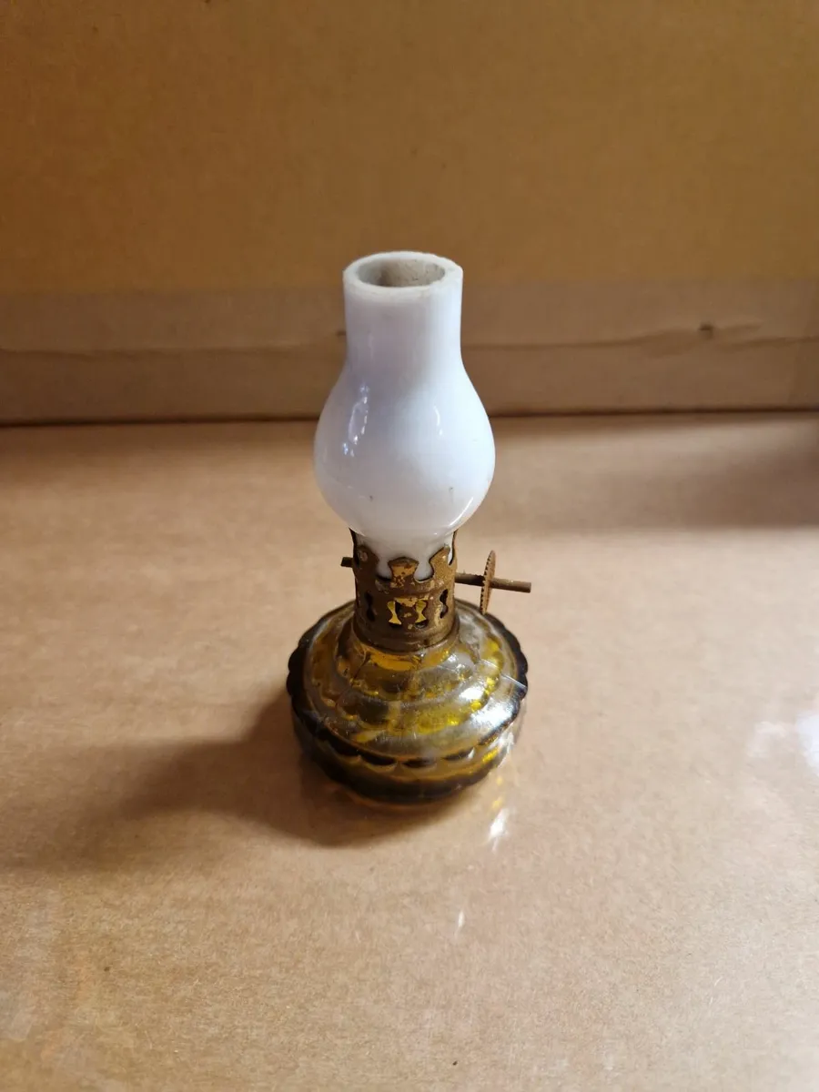 Vintage Minature Oil Lamp - Image 1