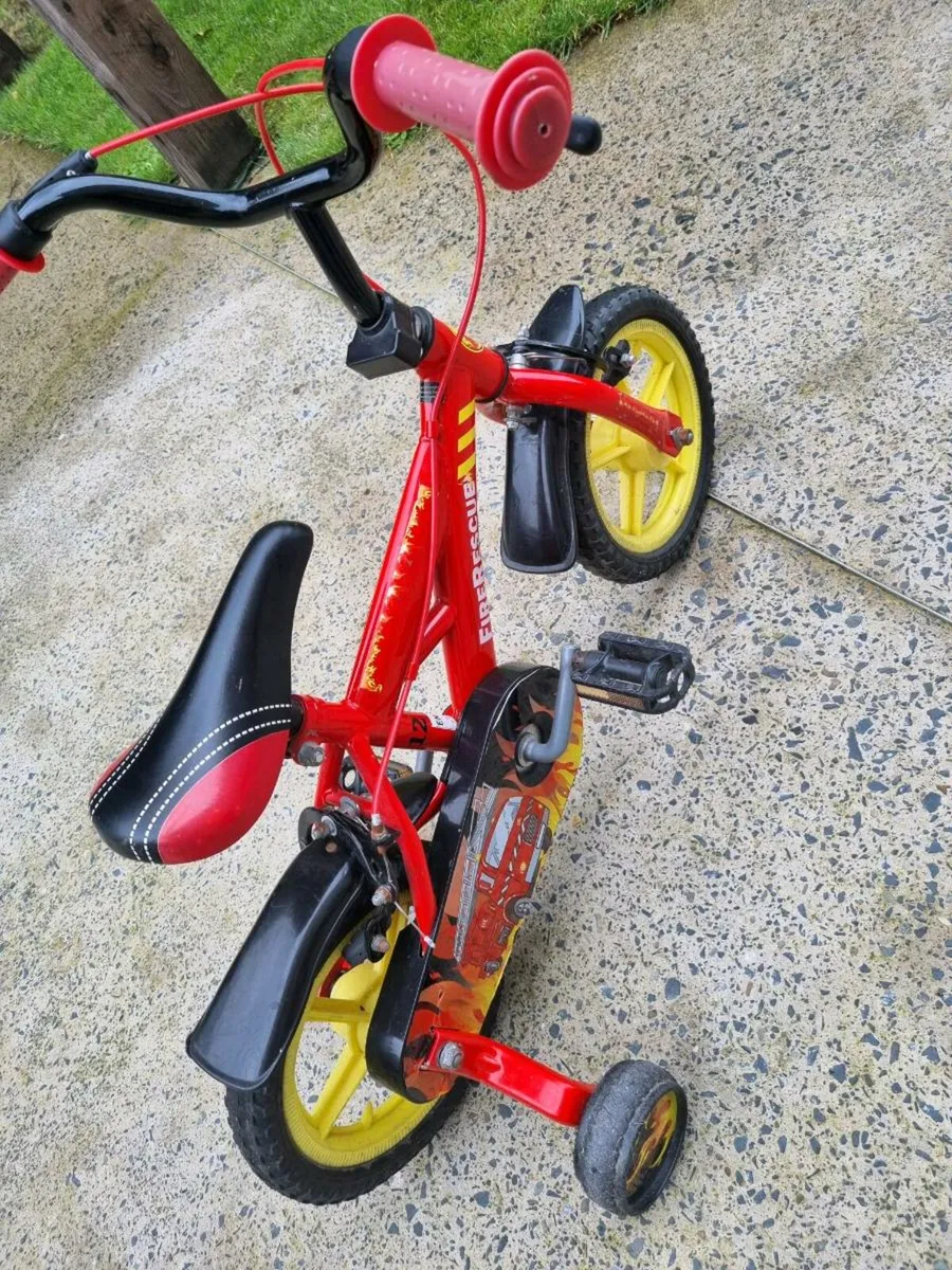 Kids Fireman Sam bike - Image 2