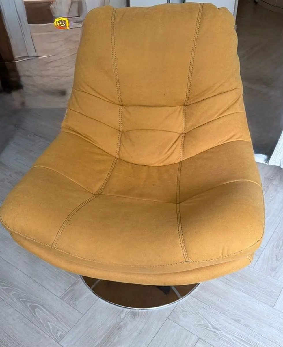 Swivel Yellow Chair - Image 2