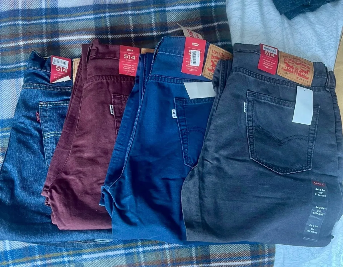 Men’s Levis 514 Jeans 34x34 - Image 1