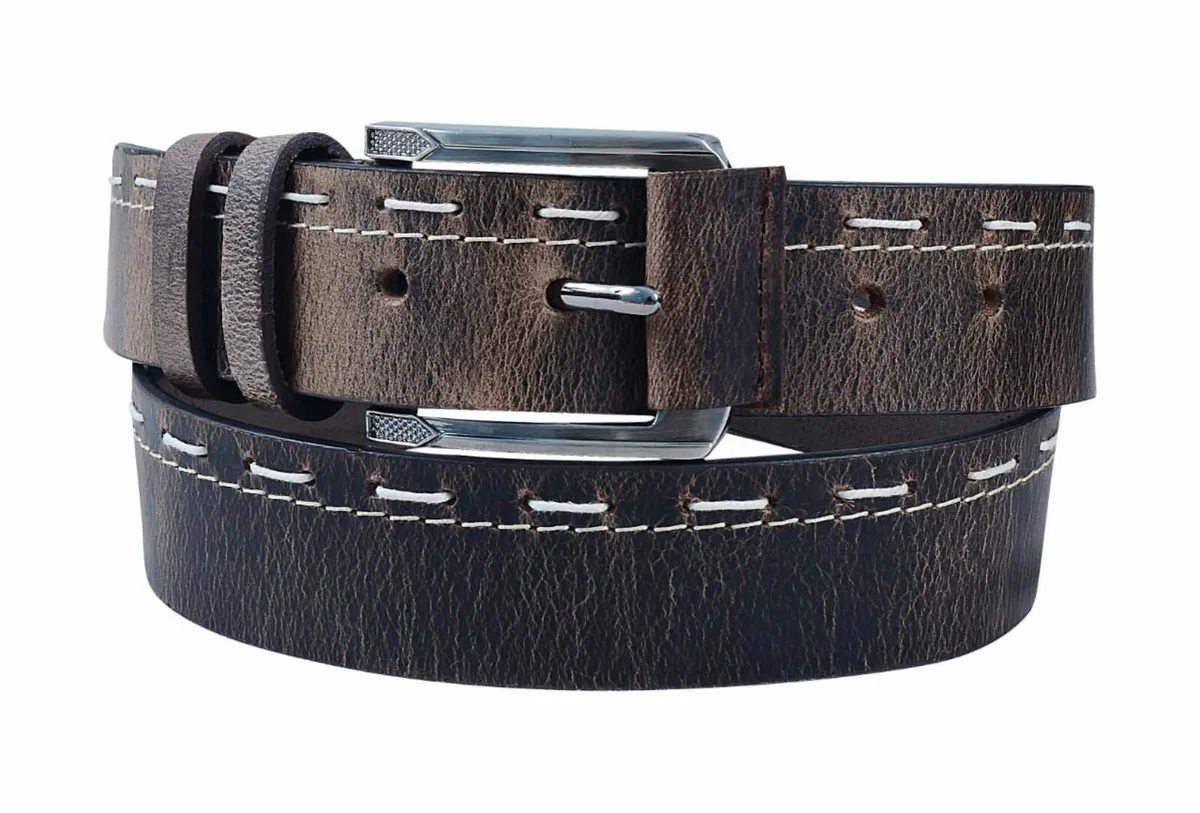 Genuine Leather men’s leather belt | Gift For Her - Image 2