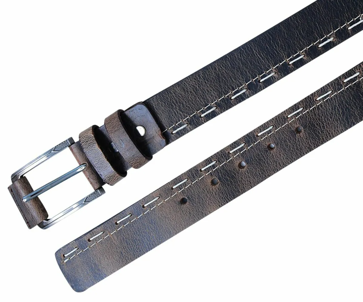 Genuine Leather men’s leather belt | Gift For Her - Image 3