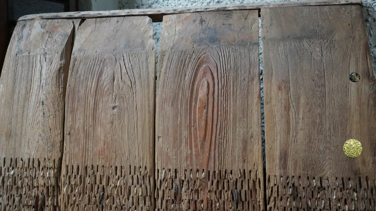 Antique Spanish Thresher Board - Image 2