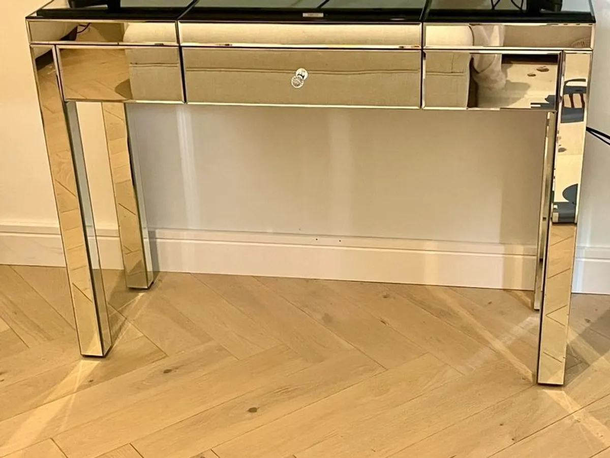 Mirrored Dressing/Console Table - Image 1