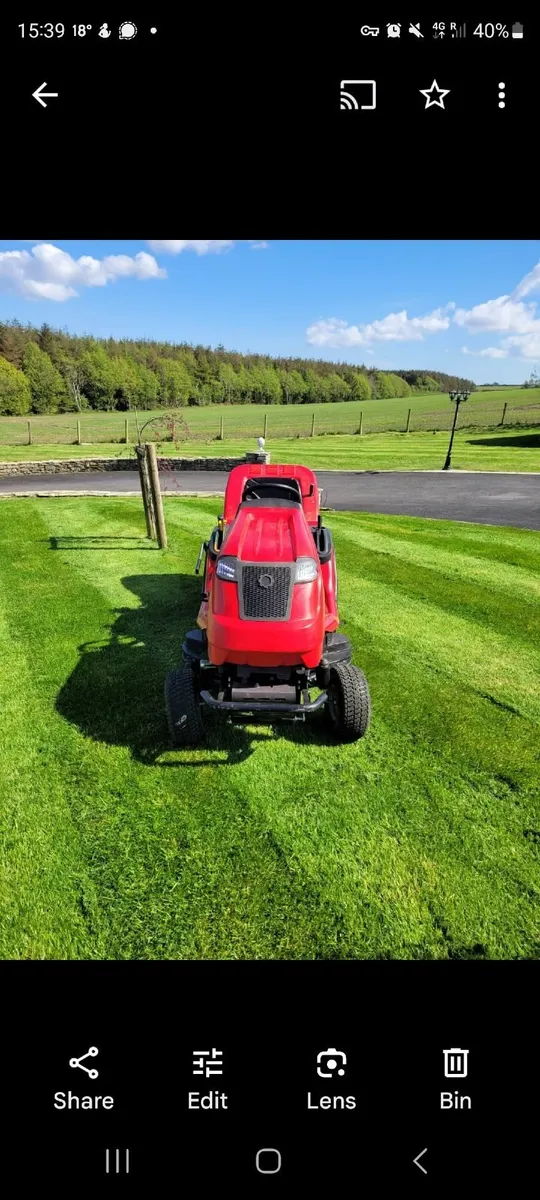 countax ride on lawnmower - Image 1