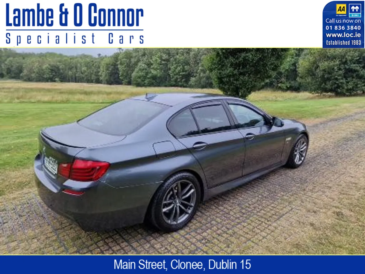 BMW 5-Series 520d  M SPORT AUTO *** GREY MET / BLA - Image 4