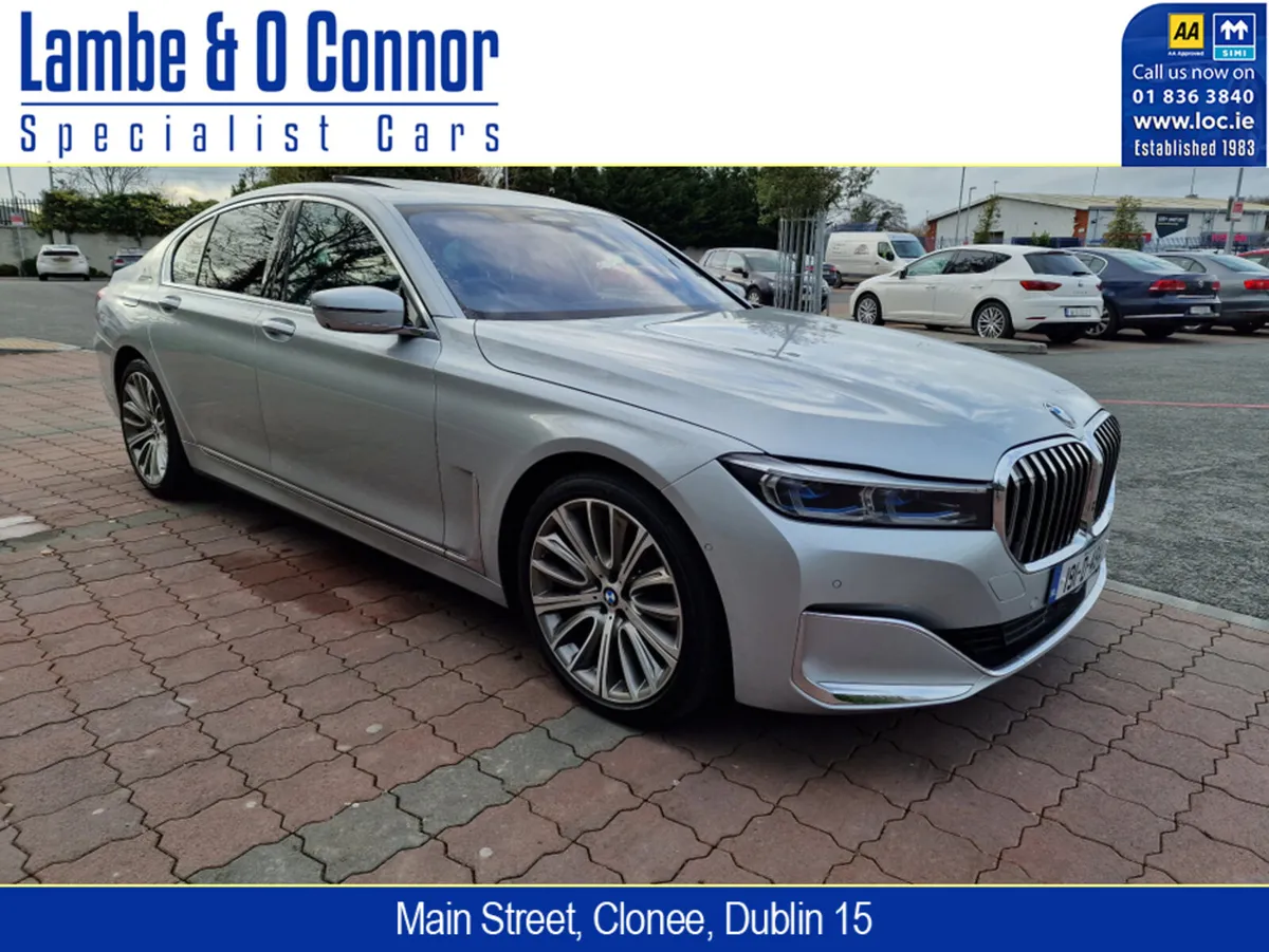 BMW 7-Series 730d NEW MODEL **** GLACIER SILVER / - Image 3