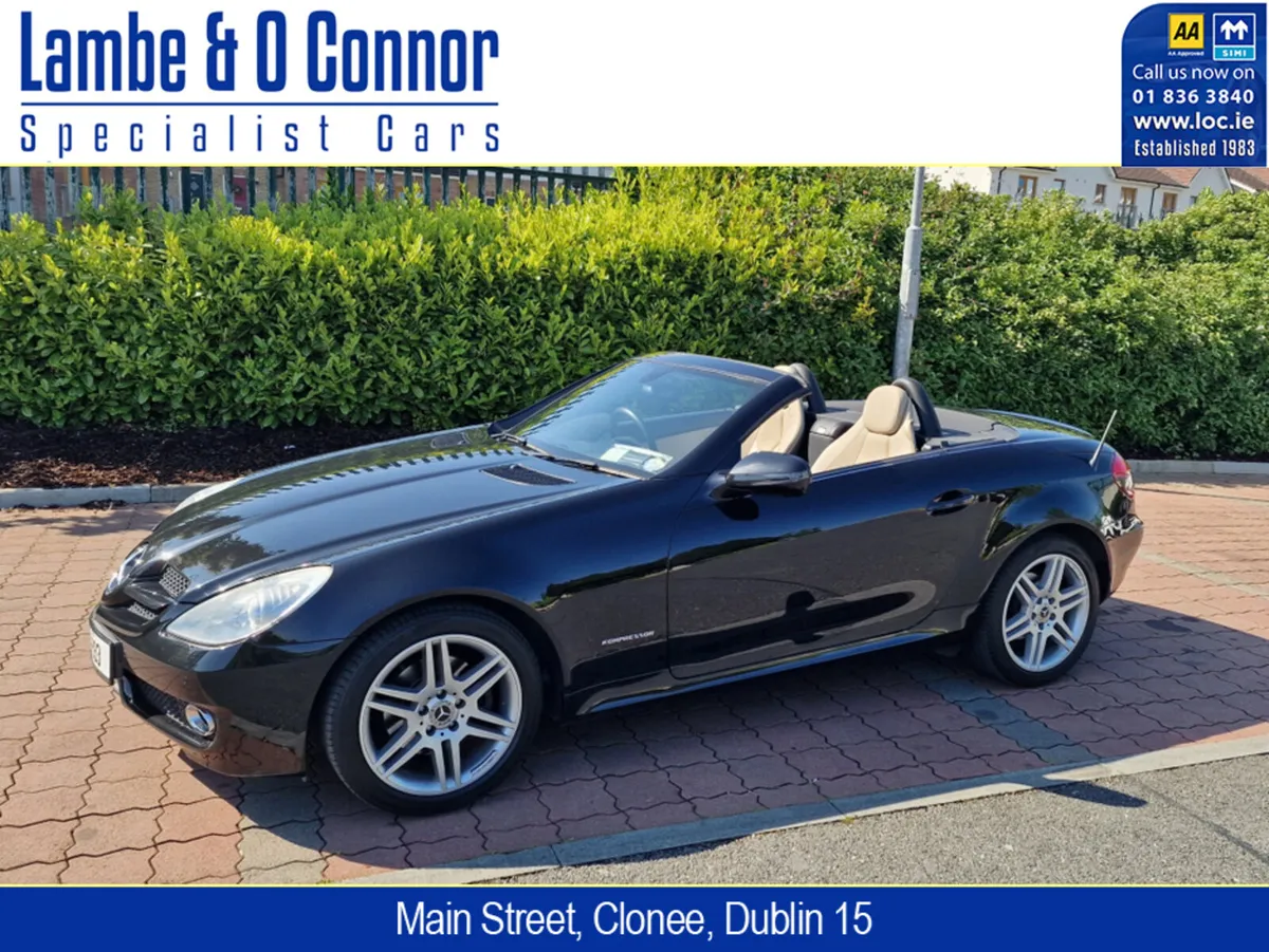 Mercedes-Benz SLK SLK 200 K *** OBSDIAN BLACK / BE - Image 1