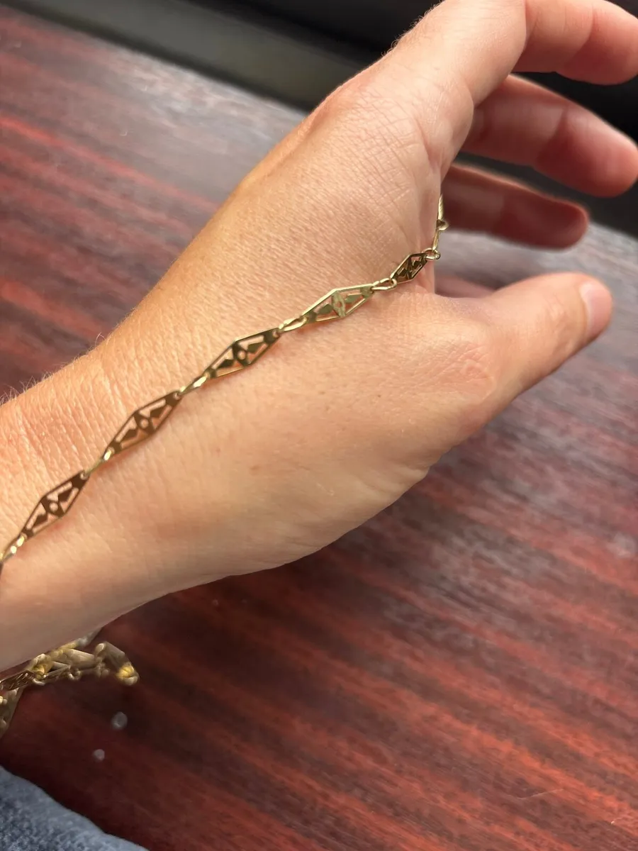 9ct gold chain 28 inches - Image 2
